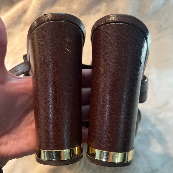 Tory Burch Boho Deidre Strappy Block Heels Sandals - Picture 6 of 8